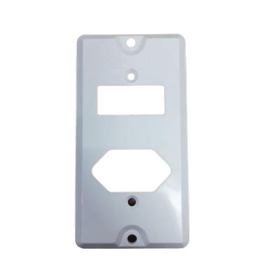 Imagem de Condulete Pvc Poliwetzel TPBA-37 P/Aces.1 Inter. + 1 Tomada br E018012816 - Wetzel