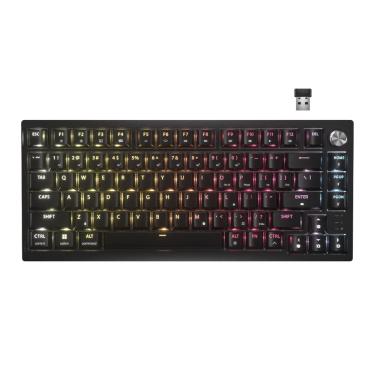 Imagem de Teclado Corsair K65 Plus Wireless 75% rgb qwerty na Preto