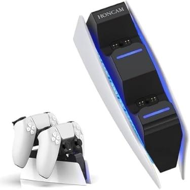 Imagem de Base de Carregamento para 2 Controles de Game PS5