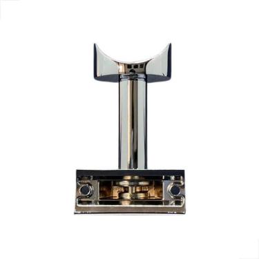 Imagem de Suporte PCD Corrimão SD02 Tubo 2 Polegadas - Cromado - Fast Vidros