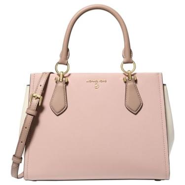 Imagem de Michael Kors Marilyn Bolsa média, rosa macio/creme claro/caramelo, Rosa macio/creme claro/caramelo