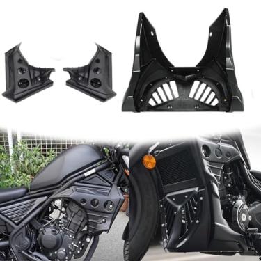 Imagem de Capa lateral de carenagem protetor de spoiler de motor para Rebel CMX300 2017-2022 Protetor de painel de moldura superior + inferior um conjunto. (CMX300)