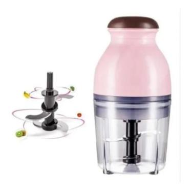 Imagem de Mini Moedor Elétrico Alho Cebola Alimentos Processador - MIRAMART