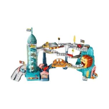 Imagem de Brinquedo Interativo de Estacionamento de Dinossauros - Trem de Ferro 