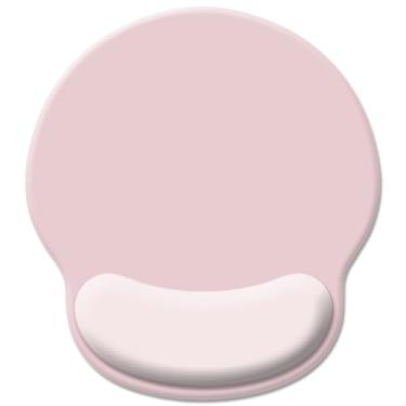 Imagem de Hancynir Mouse pad ergonômico rosa com descanso de pulso, mouse pads fofos, suporte de pulso, mousepad de jogos para mesa, laptop, computador com alívio da dor, base de poliuretano antiderrapante para
