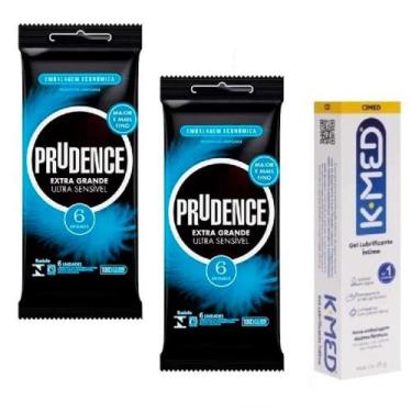 Imagem de Preservativo Prudence Extra Grande Ultra Sensível 12 Unidades 56mm + g