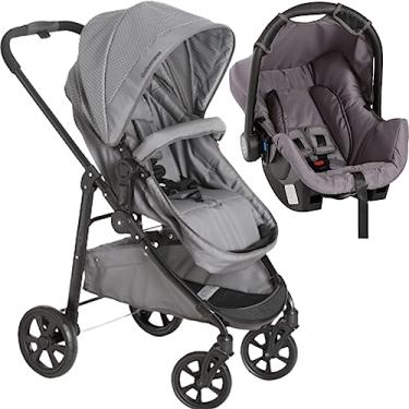 Imagem de Carrinho de Bebe Moises Bebe Conforto Galzerano Olympus Cinza