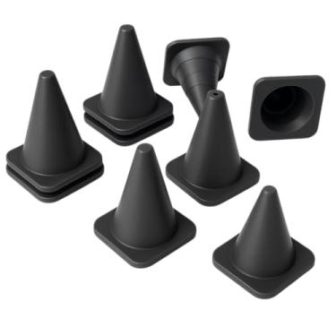 Imagem de Kit 10 Mini Cones Para Pistas Hot Wheels Maquete Terrário