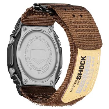 Imagem de Pulseira de relógio de substituição para Casio G-Shock GM-2100B, GD-100/110/120/350, GW-S5600/5600/B5600/M5600, pulseira Casio respirável de nylon de 16 mm