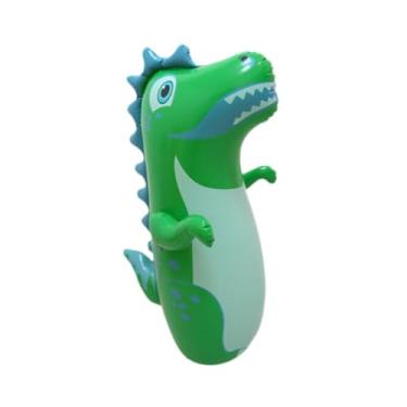 Imagem de Colaxi Tumbler Toys Crianças Boxe Inflável Saco de Pancadas 3D Bop Bag para Crianças Adultos, Verde