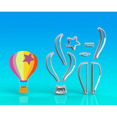 Imagem de Cortador Mundo Bita Balão Mod 2 Modular Tamanho 10Cm