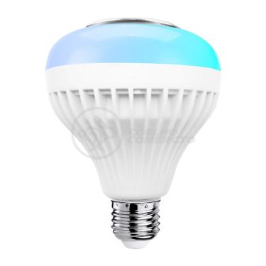 Imagem de Lâmpada Led 12W E27 Rgb Colorida Com Caixa De Som Bluetooth