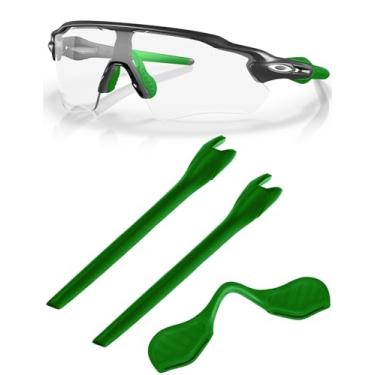 Imagem de Kits de borracha de substituição para óculos de sol Oakley Radar EV Path OO9208/Radar EV Pitch OO9211 - verde escuro