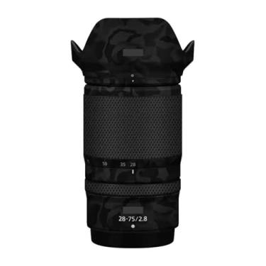 Imagem de Película protetora de lente de câmera película protetora de vinil adesivo premium para Nikon Z 28-75 mm F2.8 decalque fotográfico 28-75 2.8 (Shadow Camo Black)