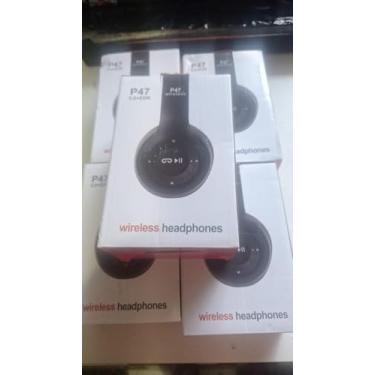 Imagem de Fone de Ouvido Bluetooth Headphone Sem Fio Wireless V5.0 Dobrável Com Microfone Regulável Para Corrida Academia Escritório Caminhada Reunião Alcance de até 10 metros