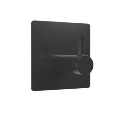 Imagem de Gancho De Parede Adesivo Comfortdoor - Quadrado Preto