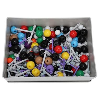 Imagem de 267 PCS Kit de Estrutura Inorgânica de Estrutura Orgânica Molecular Conjunto de Modelos de Link para Estudantes de Sala de Aula de Química