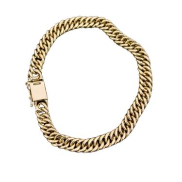 Imagem de Pulseira Grumet Duplo Ocada Trava Lateral 8mm Moeda Antiga