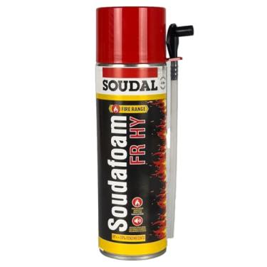 Imagem de Espuma Expansiva Poliuretano Anti Chama Fumaça 500ml Soudal