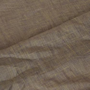 Imagem de Tecido tingido com fio por jarda O rami é leve, respirável, durável. Adequado para fazer saias, decorações de interiores e artesanato artesanal (marrom, 5 jardas)