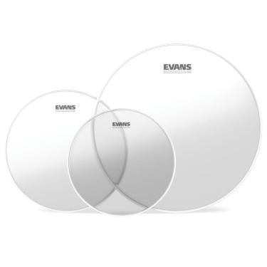 Imagem de Kit De Peles Fusion G2 Transparente Evans ETP-G2CLR-F