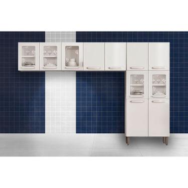 Imagem de Cozinha Modulada Bertolini Evidence 3 Peças (2Aéreos+1Paneleiro) CPT53 Branco-Bertolini