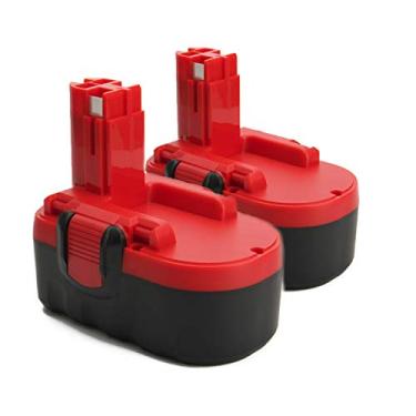 Imagem de CREABEST Pacote com 2 baterias de substituição 18V 3,5Ah Ni-MH BAT181 compatíveis com Bosch BAT026 BAT180 BAT181 BAT025 BAT160 BAT189 2607335265 2607335266 2607335270 Bateria Bosch 18V