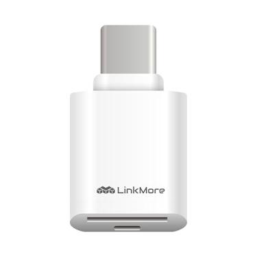 Imagem de LinkMore Leitor de cartão microSD USB-C ZP200 – Suporta UHS-I DDR200, transferência de alta velocidade de 180 MB/s, até 2 TB microSDXC, interface tipo C para Android, tablets, laptops