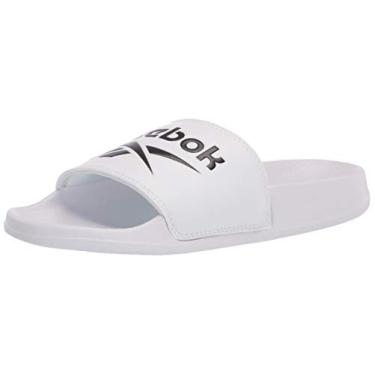 Imagem de Reebok Classic Slide Tênis, Branco/Preto/Branco, 7.5 Women/6 Men