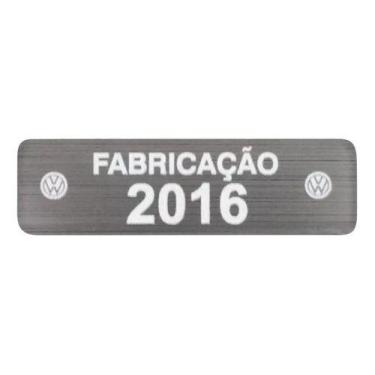Imagem de Adesivo Etiqueta Ano Fabricação Compatível Volkswagen 2016 - SPTS
