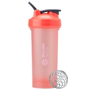 Imagem de BlenderBottle Coqueteleira clássica V2 perfeita para shakes de proteína e pré-treino, 800 ml, coral