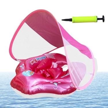 Imagem de Boia Infantil - Flutuadores Com Alça De Segurança Ajustável | Assento de Segurança Brinquedo Inflável Antiderrapante para Bebé 3 a 36 Meses Crianças Água Praia Verão