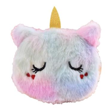 Imagem de Purse de alteração de pelúcia de desenho animado de desenho animado Design de animais mini bolsa de armazenamento para bato