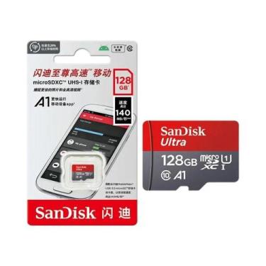 Imagem de Cartão Micro SD SanDisk A1 De 256GB 128GB 64GB 32GB Classe 10 UHS-1 Co