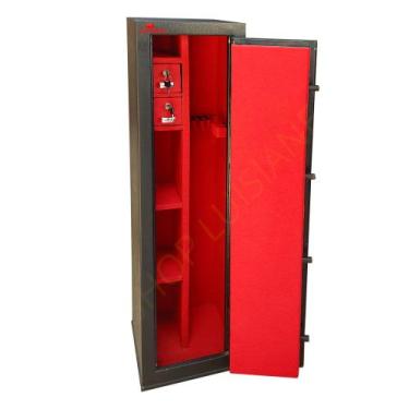 Imagem de Cofre 130x30 para 03 armas longas Linha B - Cofres Ventura, Preto com 