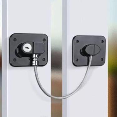 Imagem de Trava De Segunca Chave Para Porta Gavetas Beber Crianca - Minymix