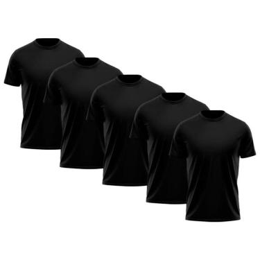 Imagem de Kit 5 Camiseta Masculina Dry Proteção Solar UV Térmica Academia Treino Camisa Praia Camisetas-Masculino