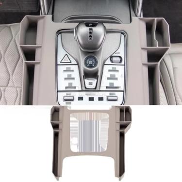 Imagem de Caixa de armazenamento oculta de apoio de braço para carro compatível com Don DMI/DMP/EV 2021-2025 Kit de estilo console central corrimão privacidade caixa de armazenamento kit de corpo (cinza)