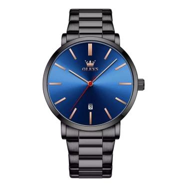 Imagem de Relógio Masculino Olevs 2896 Quartz Luxo Ouro Á Prova d Água