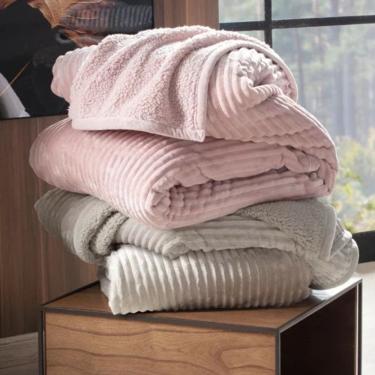 Imagem de Cobertor Casal Blanket Lugano Dupla Face 1,80m X 2,20m Kacyumara - Rose