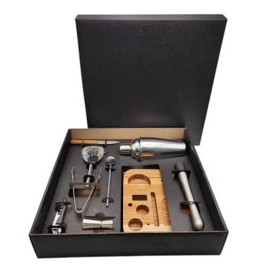 Imagem de WOODBULL, Kit Drink Caipirinha Barman Completo Coqueteleira Presente