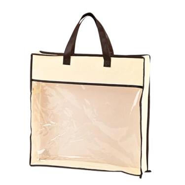 Imagem de IEUDNS Bolsa de armazenamento têxtil para casa, capa de bolsa, prática, conveniente, multiuso, organizador de armazenamento para toalhas, de edredom, 40x40x10cm