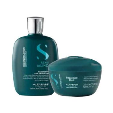 Imagem de Alfaparf Semi Di Lino Reconstruction Reparative Shampoo 250ml + Máscar