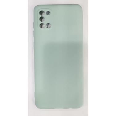 Imagem de Capa Capinha Silicone Aveludada Premium Galaxy a31 - HHW, verde claro