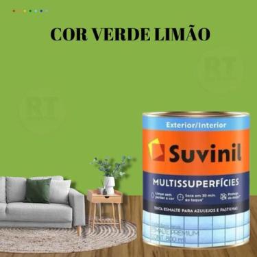 Imagem de Tinta Epóxi Suvinil Multissuperfícies Antimofo Base Água Cor Verde Lav