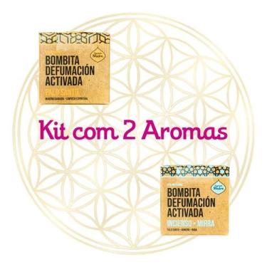 Imagem de Kit Com 2 CXs Bombita Defumação Sagrada Madre 2 Aromas, Palo Santo | M