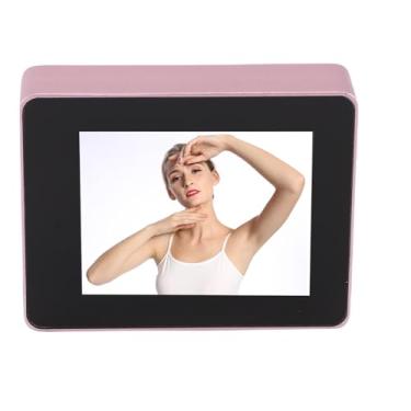 Imagem de Yunir Vlog Selfie Monitor Screen, Monitor de Câmera Traseira Sem Fio de 2 Polegadas para IOS Telefone e Android, Tela de Selfie Magnética WiFi 5G 5G para Selfie/vlog/streaming Ao (Rosa)