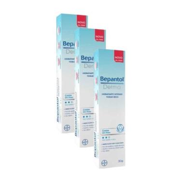 Imagem de Kit 3 Bepantol Derma Toque Seco 30g Hidratante Facial - Bayer