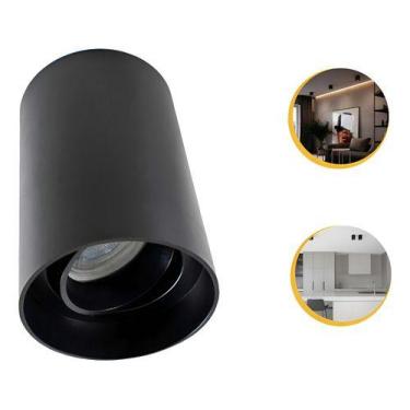 Imagem de Kit 4 Spot Sobrepor Direcionável Com 4 Lâmpada Mr16 6,5w - Embu Led, P