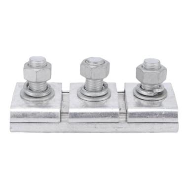 Imagem de Hilitand GREAVE PLANÇA PLANÇA EXPENSIDADE ALIA DE ALUMA TIPO 3 Bolts Paralelo Grama DE Arame DE Ranhura para 120 a 150mm² Conector DE Linha DE Energia Pesada DE Serviço Pesado